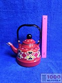Чайник эмалированный 1,1л Узорная роспись 001-1100/002-1100 (18)